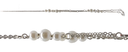 Show details for Silver and Pearl Bead Silver and pearl bead