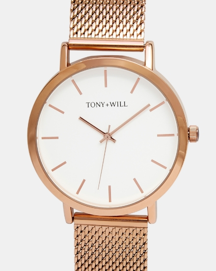 Picture of Classic Mesh Rose Gold White Rose Gold