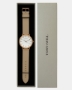 Picture of CLASSIC LEATHER Matt Rose Gold / White / Stone