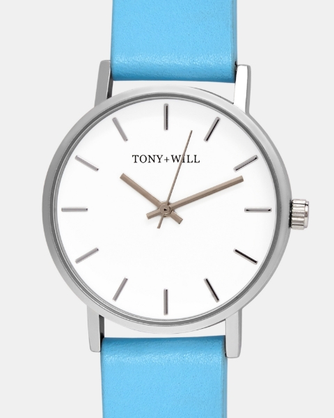 Picture of SMALL CLASSIC Silver / White / Light Blue