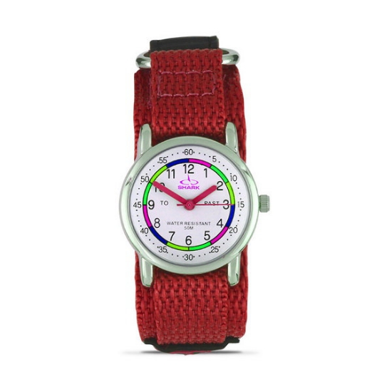 Picture of SHARK Kids Time Teacher Velcro 110 Red