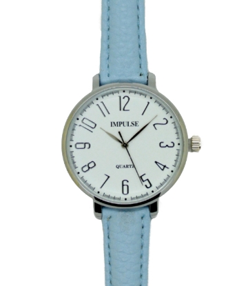 Show details for Impulse Fashion - Silver/Light Blue Picture of Impulse Fashion - Silver/Light Blue