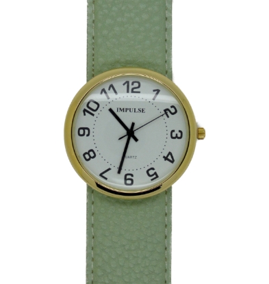 Show details for Impulse Slap Watch - SMALL - Gold/Green Picture of Impulse Slap Watch - SMALL - Gold/Green