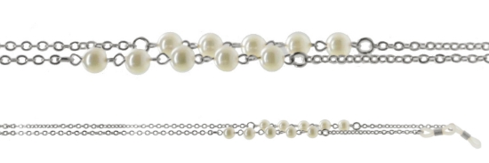 Picture of Silver and pearl chain