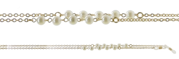 Picture of Gold and pearl chain